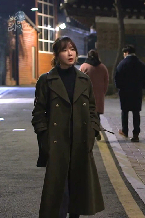 SBS 주말드라마 &#039;브라보 마이 라이프&#039;Jessica military trench coat