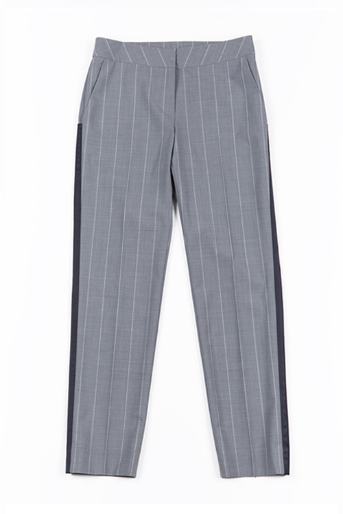 2031 Biella Stripe Tape Pants (grey stripe)